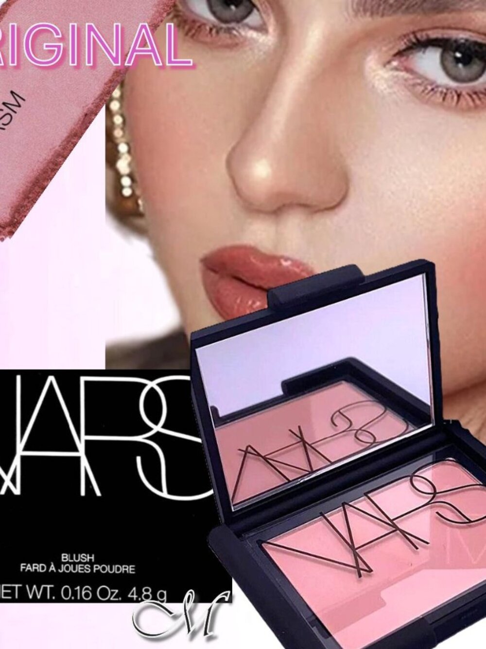 NARS Blush ~ ORGASM (Peachy Pink w/ Golden Shimmer) 4.8g Original 4013 NIB